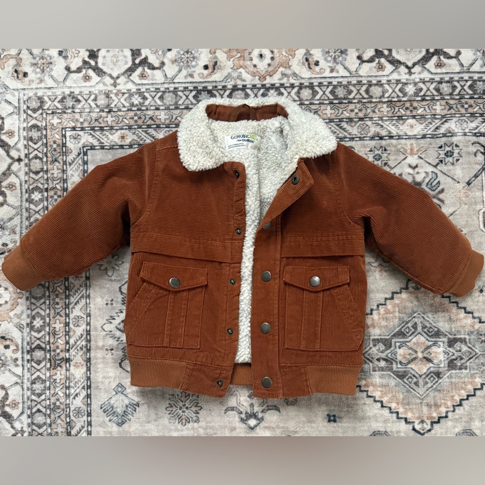 Genuine Kids‎ Oshkosh Fleece Lined Corduroy Kids Jacket